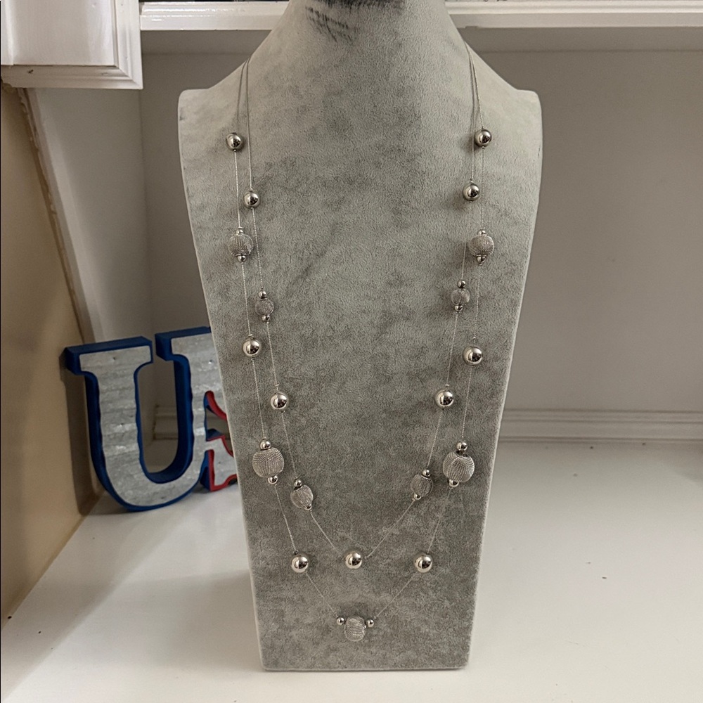 C EST 1946 Multi Strand Beaded Necklace